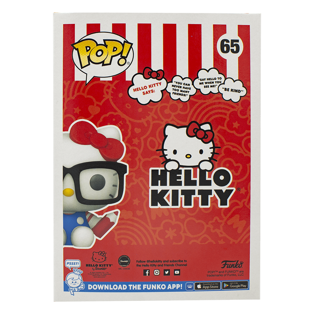 65 - HELLO KITTY - FLOCKED - SPECIAL EDITION - Silver Toy Shop