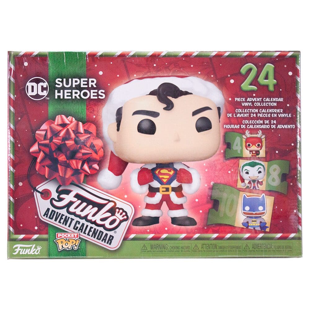 FUNKO POP POCKET DC SUPER HEROES ADVENT CALENDAR (PREORDER) Silver