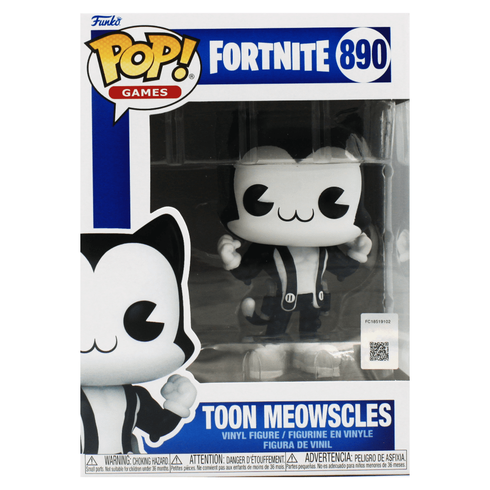 Funko Pop! Meowscles Fortnite Figure Unboxing and Toon Meowscles