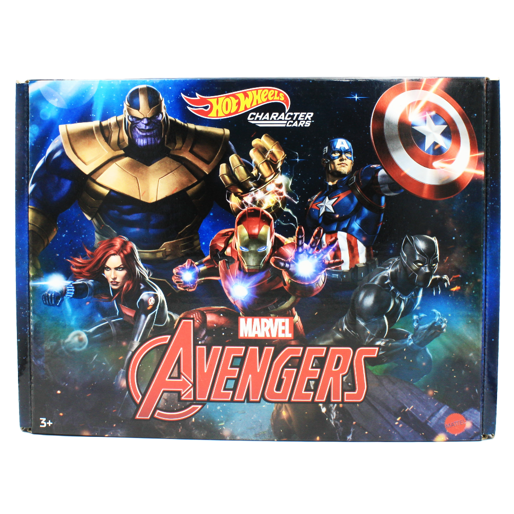 AVENGERS - HOTWHEELS CHARACTER CARS - Silver Toy Shop